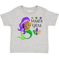 thumbnail image 3 of Inktastic Mardi Gras Mermaid with Harp and Beads Boys or Girls Toddler T-Shirt, 3 of 5