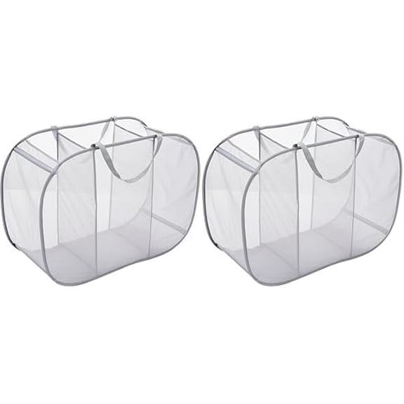 Pop & Fold, Paloma Gray Laundry Sorter (Pack of 2)