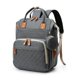 thumbnail image 1 of Gris, Mochila para mujer, Mochila impermeable para portátil con funda para cable de datos, Mochila elegante para ordenador de adolescente para viajes, universidad, trabajo, 1 of 5
