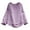 Purple, variant on Vedolay Womens Casual Tops Boho Floral Print Puff Long Sleeve Blouses Casual V Neck Tunic Sweatshirt Blue,L