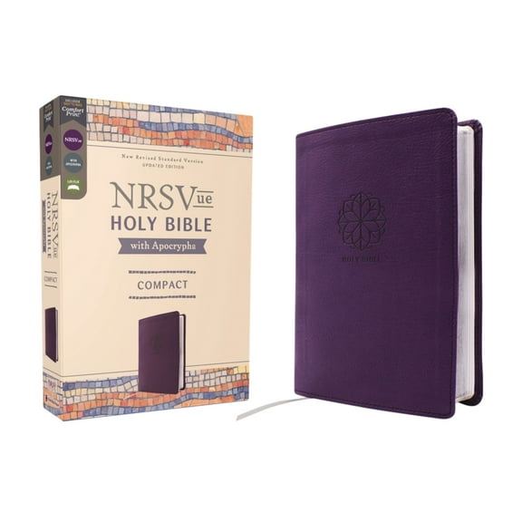 Nrsvue, Holy Bible with Apocrypha, Compact, Leathersoft, Purple, Comfort Print, (Hardcover)