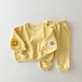 thumbnail image 3 of Melario-Conjunto de ropa de algodón para bebés y niñas, Sudadera con capucha y pantalón de 2 piezas, ropa coreana para primavera y otoño, 3 of 4