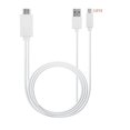 thumbnail image 1 of Micro USB to HDMI 1080P HD TV Cable Adapter for Android Samsung Phones 11PIN 11PIN white, 1 of 5
