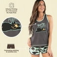 thumbnail image 6 of LazyOne Matching Pajamas for Women, Cute Pajama Shorts and Tank Top Set (Bearly Awake, X-Small), 6 of 7
