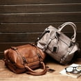 thumbnail image 7 of Women Leather Fashion Ladies Messenger Handbag Shoulder Bag Tote Satchel Purse Brown, 7 of 7