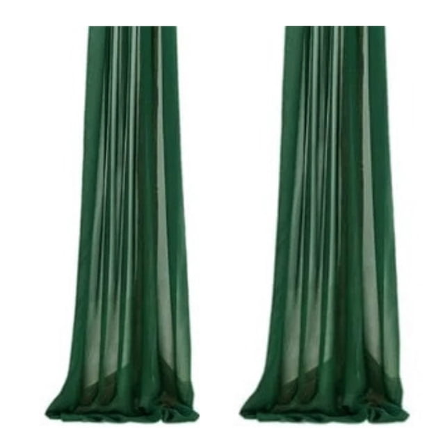 Fajas de gasa para sillas, decoración de pasillos de boda, tela drapeada antiarrugas de 2,7 m para ceremonias, recepciones, fiestas y banquetes.