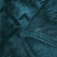 thumbnail image 5 of Exclusivo Mezcla Twin Size Soft Bed Blanket, Warm Fuzzy Luxury Bed Blankets, Decorative Geometry Pattern Plush Throw Blanket for Bed, 90"x66", Teal, 5 of 7