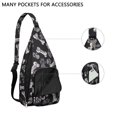 thumbnail image 3 of Cute Cartoon Dog Sling Backpack - Funny Bone Pattern Shoulder Bag (Adorable Pet Design, Lightweight & Durable), 3 of 4