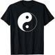 thumbnail image 1 of Playera Clásica Unisex de Algodón 100% con Diseño Yin Yang para Mujer - Cuello Redondo, Manga Corta, Talla S - Negro, 1 of 7