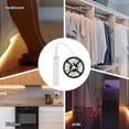 thumbnail image 4 of Dormitorio Light Strip LED DC5V Sensor de movimiento Alto Brillo Armario Lámpara Autoadhesivo Pasillo 180 ° Cinta de iluminación para Tienda Luz blanca 3 metros Inevent HA011858-06, 4 of 7