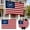 B, variant on 3x5 ft Double Sided 250th Anniversary Flag, Patriotic Banner with Brass Grommets for Outdoor Yard Decoration