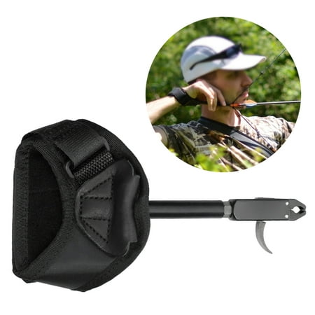 Bow Release Archery Release Aid with Adjustable Wrist Strap for Compound