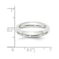 thumbnail image 3 of Auriga Fine Jewelry Platinum 4mm Comfort Fit Wedding Band Ring Size 11 for Women, 3 of 4