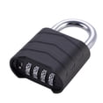 thumbnail image 2 of Candado de combinación con contraseña de 4 dígitos, candado de puerta resistente sin llave, candado combinado para gabinete, casillero de gimnasio al Negro, 2 of 9