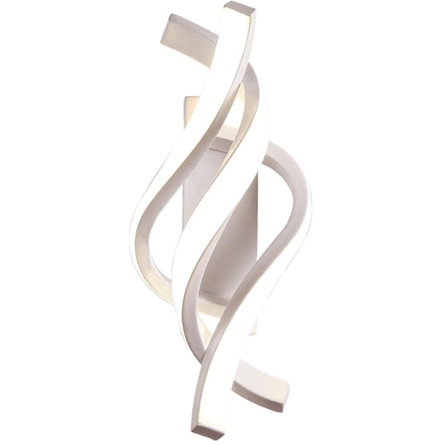 Yuarrent Lámpara de pared moderna LED de 16 W con diseño en y luz de pared con alta transmitancia de luz para el dormitorio del hogar junto a la Iluminación y accesorios Yuarrent HA015226-00