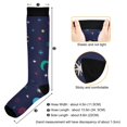 thumbnail image 3 of FORMRS Womens Knee High Socks Casual Long Thick Travel Daily Wear, 1 Pair, Colorful Stars Pattern, 3 of 6