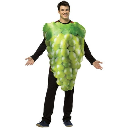 Get Real Bunch Of Green Grapes Adult Halloween Costume - One Size