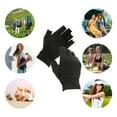 thumbnail image 5 of Unique Bargains 1 Pair Anti-slip Polka Dot Manicure Gloves Black, 5 of 6