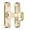 D, variant on Barn Door Lock, Sliding Door Flip Latch Security Bolt Lock, Anti Slip Twist Bar Barn Door Latch Hardware, Privacy Swing Bolt Lock for Closet Cabinet Sliding Gate Indoor Storage Door Safety Fixing