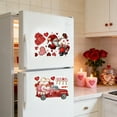 thumbnail image 5 of KUNPENG 9 Sheet Valentine's Day Rub for Crafts Watercolor Heart Love Rose Truck Rub on Transfer Furniture Stickers Decals for DIY Crafts Home Office School Decor, 11.8 x 7.9 Inch, 5 of 9