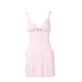 thumbnail image 6 of Guanyst Clothing Night Gowns for Women Babydoll Sleepwear Dress Lace Trim Sleep Dress Chemise Nightgowns Side Split Nighty Pink XXL, 6 of 7