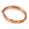 thumbnail image 5 of Uxcell 1/8"x 6.5Ft Tubo de refrigeración Bobina de cobre tono dorado 1 pieza, 5 of 5