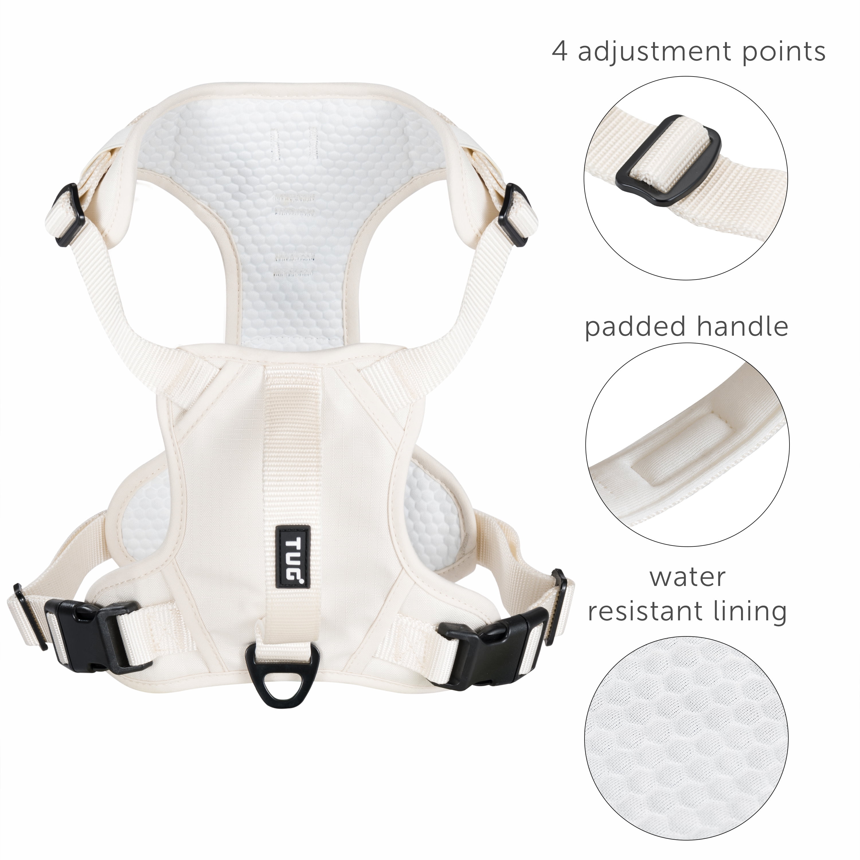 TUG Dog Harness (Small, Cream)