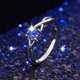 thumbnail image 2 of Rhinestone Mens Anillos Mujeres Anillos de Cristal para Mujeres Anillos Anillos de Plata y Brillante, 2 of 6