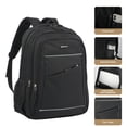 thumbnail image 2 of Smicure Carry On Luggage Sets 3 Piece with Spinner Wheel, Hardside Lightweight Business Suitcase with College Backpack and Travel Essentials, Black, 2 of 11