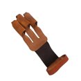 thumbnail image 2 of Eigraketly Guantes de tiro Accesorios de cazador Protector de protección exquisito ajustable resistente al desgaste de tres dedos de colores tiro y tiro con, 2 of 6