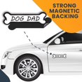 thumbnail image 5 of Magnet Me Up Dog Dad Dog Bone Magnet Decal, 2x7 In, Vinyl Automotive Magnet, 5 of 7