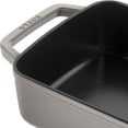 thumbnail image 3 of Staub Cast Iron 12" x 8" Roasting Pan - Graphite Grey, 3 of 5
