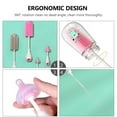 thumbnail image 2 of LEORX Narrow Neck Bottle Brush Silicone 360° Rotation and Pacifier Maintenance 3Pcs, 2 of 7