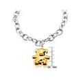 thumbnail image 4 of ELYA Jewelry Women's Bear Charm Gold Plated Steel Chain Bracelet, 4 of 4