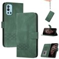 thumbnail image 1 of For One Plus 9R 5G Wallet Phone Case Durable PU Leather Flip Cover-Green, 1 of 3