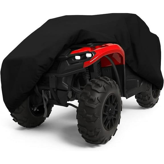 Seal Skin ATV Cover, Heavy-Duty Waterproof Outdoor Protection with Windproof Buckle System (74.8"x41.7"x33")