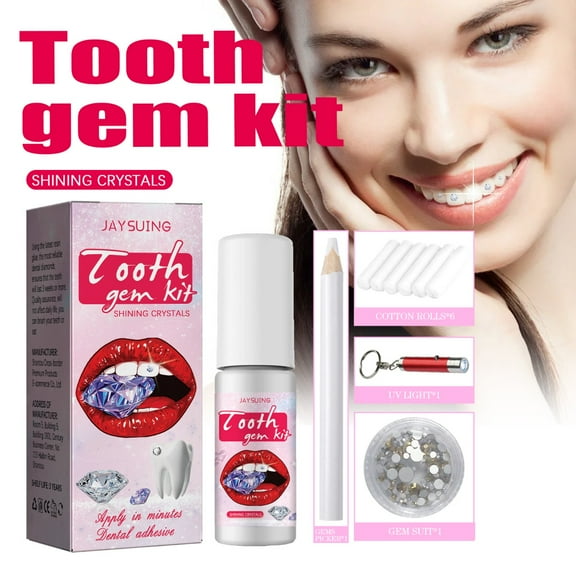 DIY Tooth Gem Kit - Decorative Tooth Jewelry To Sparkle Your Smile
