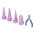 thumbnail image 3 of Jewellery Mandrels Kit, Easy Operation Oval Square Jewelry Mandrel Set Round  For Carfting, 3 of 8