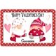 thumbnail image 1 of Letreros metálicos retro "Feliz Día de San Valentín, gnomos con corazón", placa de metal de 8 x 12, 1 of 3