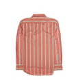 thumbnail image 2 of Robert Graham 'Long Lane' Mens Salmon Striped Button Down Shirt (Large, Orange), 2 of 4