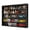 black, variant on Qdiou Wall-Mounted 5-Tier Glass Display Cabinet,Black,1pc(31*23 in)