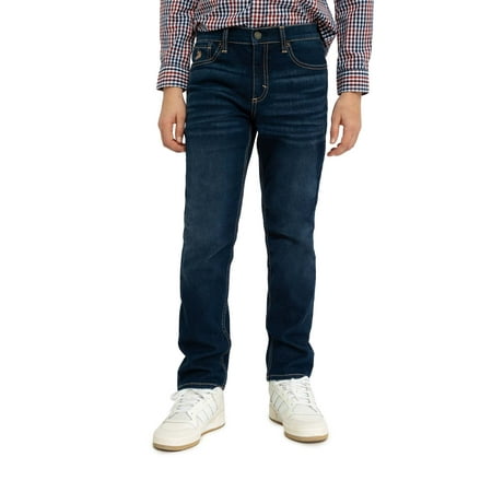 U.S. Polo Assn. Boys Straight Fit Denim Jean, Sizes 4-18