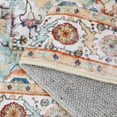 thumbnail image 5 of ARJINCUTE Non Slips Boho Area Rugs 4' x 6', Vintage Floor Carpet, Soft Touch Low Pile Machine Washable, Orange-Red, 5 of 7