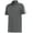 GRAPHITE/WHITE, variant on B09634137 Mens Two-Tone Vital Polo T-Shirt, Graphite & White - 2XL