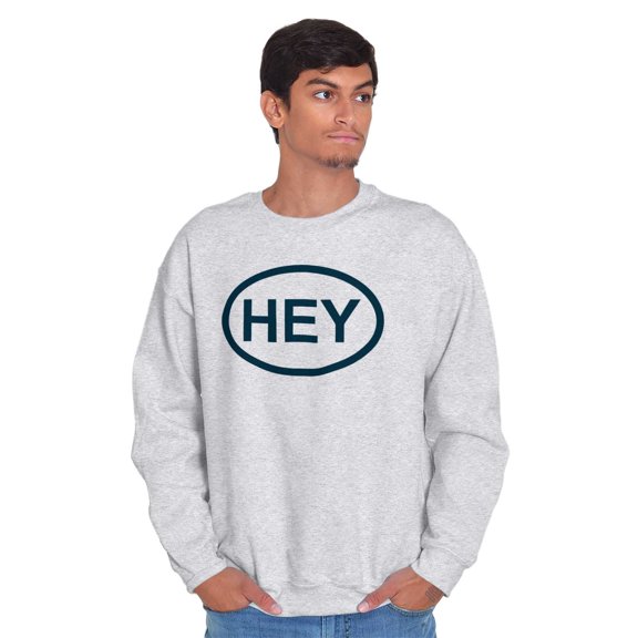 Hey Girl Funny Novelty TV Show Logo Sweatshirt for Men or Women Brisco Brands 2X