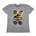 thumbnail image 1 of Playera Para Niño Jurassic World Cuello Redondo Manga Corta Talla 6 Gris Jaspe, 1 of 2