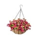 thumbnail image 3 of Cesta de flores artificiales, planta colgante falsa, decoración para colgar , maceta con cadena DIY para hogar, porche, balcón, exterior e Rosa, 3 of 8