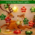 thumbnail image 6 of Luxtrada Christmas Decorations Lights, 9.8ft 20 Led Battery Christmas Lights Christmas Ball & Star Ornaments Lights for Xmas Tree Wreath Window Wall (Ball), 6 of 9