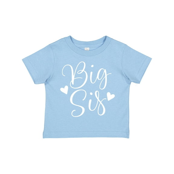 Inktastic Cute Big Sis Girls Announcement Girls Toddler T-Shirt