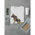 thumbnail image 3 of Police Dog  T-Shirt Men -Image by Shutterstock, Male Small, 3 of 4